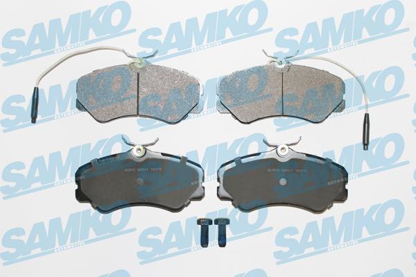 Samko 5SP011 - Комплект спирачно феродо, дискови спирачки vvparts.bg