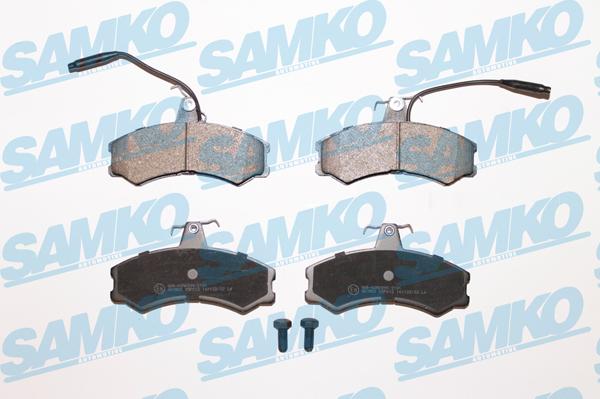 Samko 5SP012 - Комплект спирачно феродо, дискови спирачки vvparts.bg