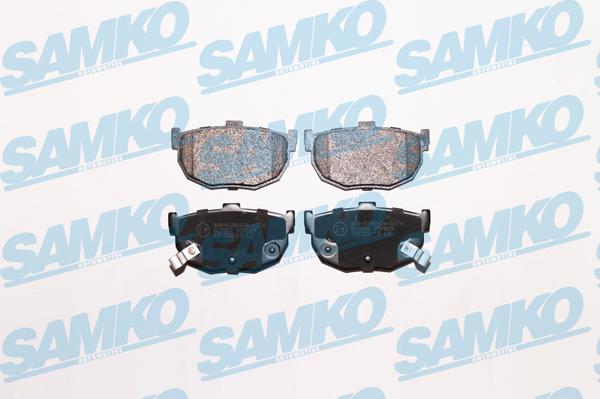 Samko 5SP089 - Комплект спирачно феродо, дискови спирачки vvparts.bg