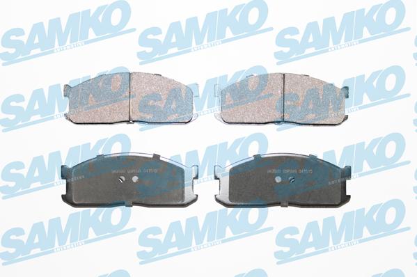 Samko 5SP039 - Комплект спирачно феродо, дискови спирачки vvparts.bg