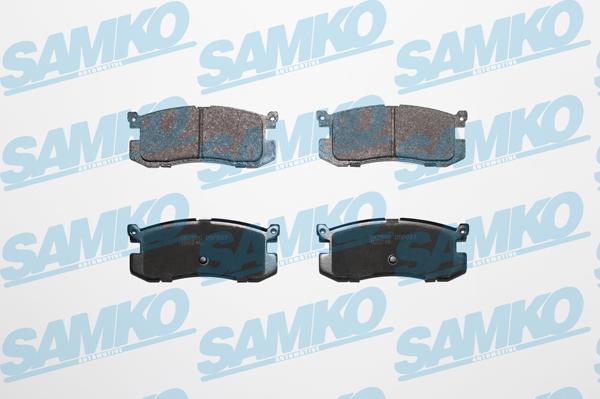 Samko 5SP037 - Комплект спирачно феродо, дискови спирачки vvparts.bg