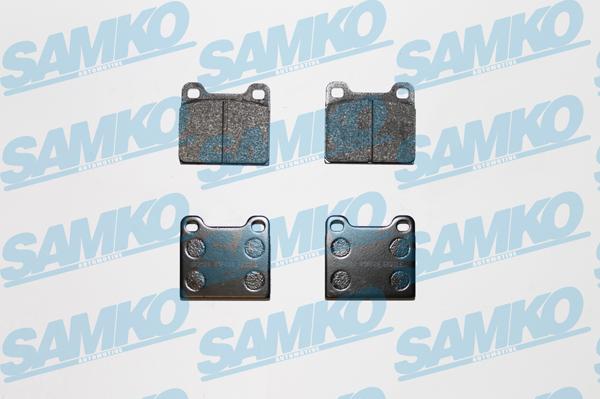 Samko 5SP024 - Комплект спирачно феродо, дискови спирачки vvparts.bg