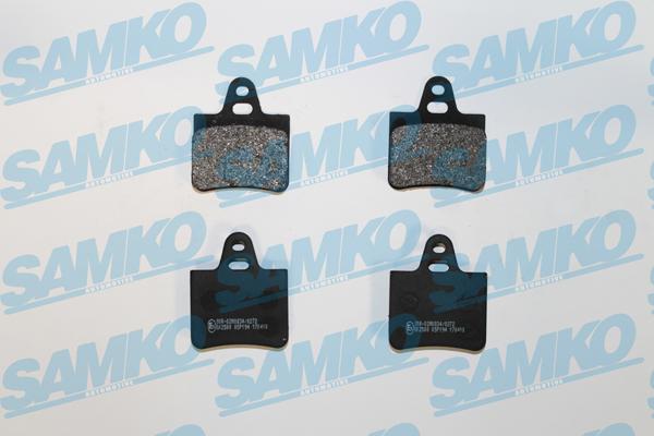 Samko 5SP194 - Комплект спирачно феродо, дискови спирачки vvparts.bg
