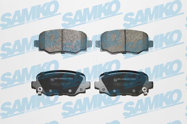 Samko 5SP1954 - Комплект спирачно феродо, дискови спирачки vvparts.bg