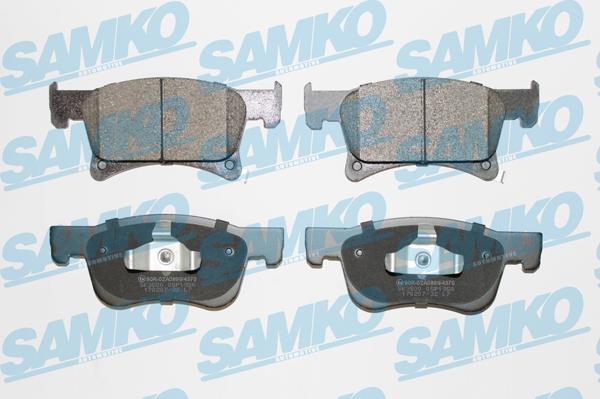 Samko 5SP1958 - Комплект спирачно феродо, дискови спирачки vvparts.bg