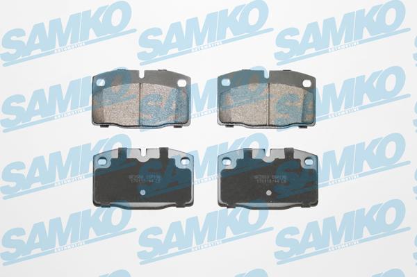 Samko 5SP190 - Комплект спирачно феродо, дискови спирачки vvparts.bg