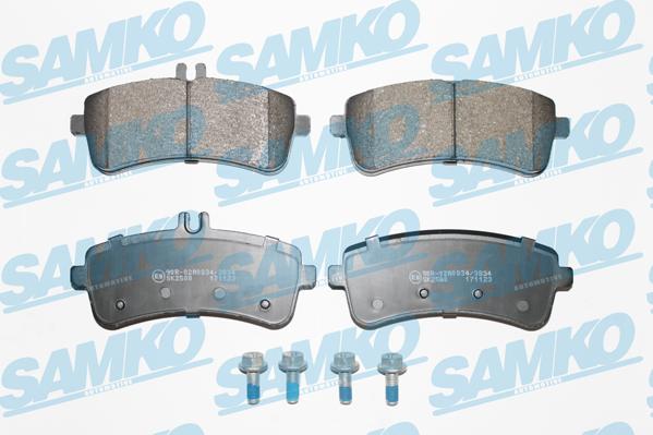 Samko 5SP1970 - Комплект спирачно феродо, дискови спирачки vvparts.bg