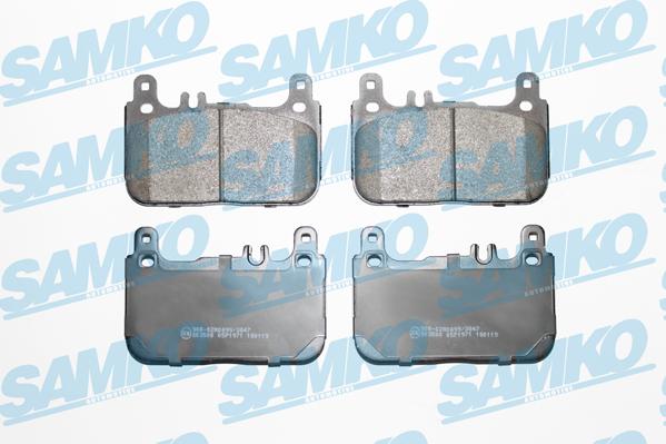Samko 5SP1971 - Комплект спирачно феродо, дискови спирачки vvparts.bg