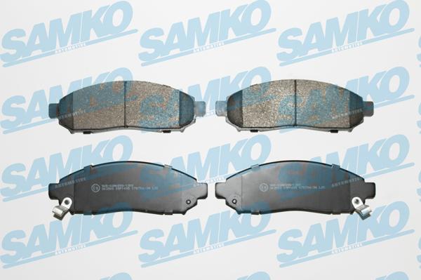 Samko 5SP1495 - Комплект спирачно феродо, дискови спирачки vvparts.bg