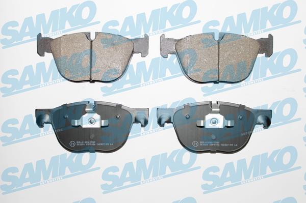 Samko 5SP1496 - Комплект спирачно феродо, дискови спирачки vvparts.bg