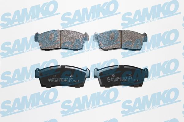 Samko 5SP1442 - Комплект спирачно феродо, дискови спирачки vvparts.bg