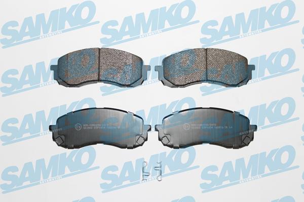 Samko 5SP1454 - Комплект спирачно феродо, дискови спирачки vvparts.bg