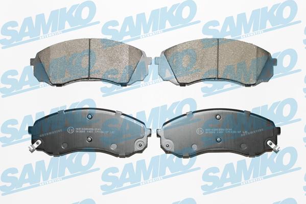 Samko 5SP1451 - Комплект спирачно феродо, дискови спирачки vvparts.bg