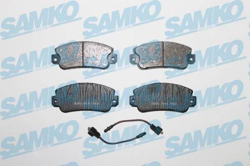 Samko 5SP145 - Комплект спирачно феродо, дискови спирачки vvparts.bg