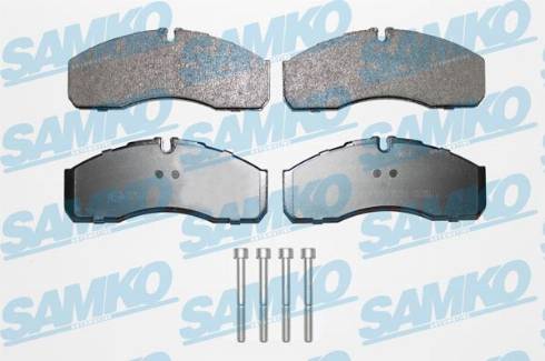 Samko 5SP1462 - Комплект спирачно феродо, дискови спирачки vvparts.bg