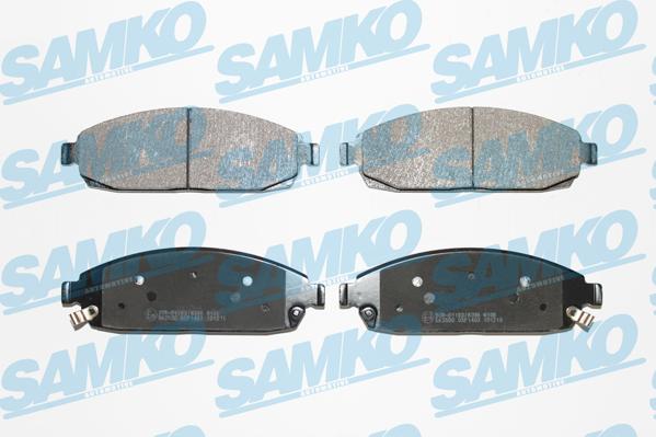 Samko 5SP1403 - Комплект спирачно феродо, дискови спирачки vvparts.bg