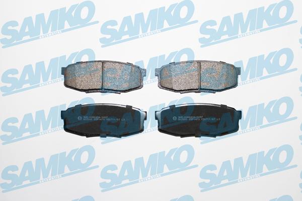 Samko 5SP1419 - Комплект спирачно феродо, дискови спирачки vvparts.bg