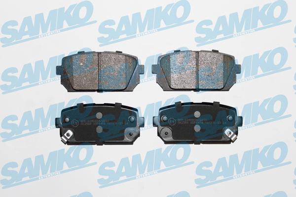 Samko 5SP1416 - Комплект спирачно феродо, дискови спирачки vvparts.bg