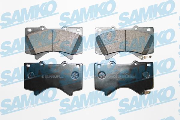 Samko 5SP1418 - Комплект спирачно феродо, дискови спирачки vvparts.bg