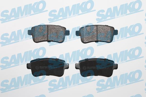 Samko 5SP1484 - Комплект спирачно феродо, дискови спирачки vvparts.bg