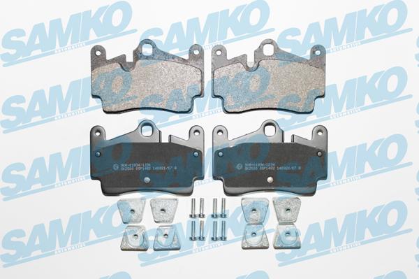 Samko 5SP1482 - Комплект спирачно феродо, дискови спирачки vvparts.bg