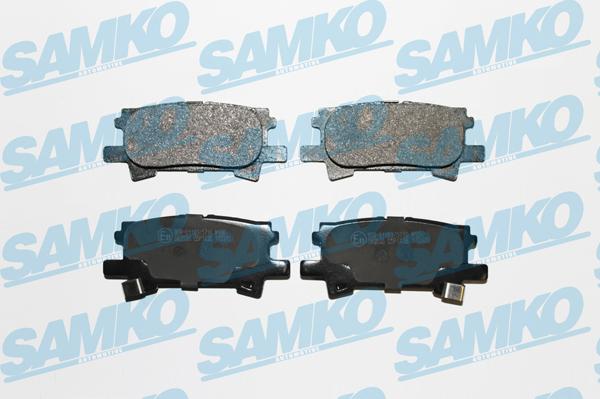 Samko 5SP1436 - Комплект спирачно феродо, дискови спирачки vvparts.bg