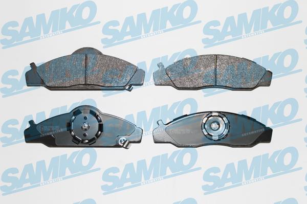 Samko 5SP1437 - Комплект спирачно феродо, дискови спирачки vvparts.bg