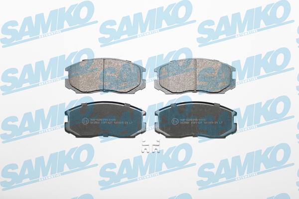 Samko 5SP1427 - Комплект спирачно феродо, дискови спирачки vvparts.bg