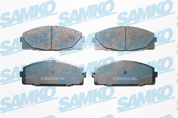 Samko 5SP1595 - Комплект спирачно феродо, дискови спирачки vvparts.bg