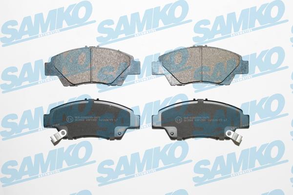 Samko 5SP1591 - Комплект спирачно феродо, дискови спирачки vvparts.bg