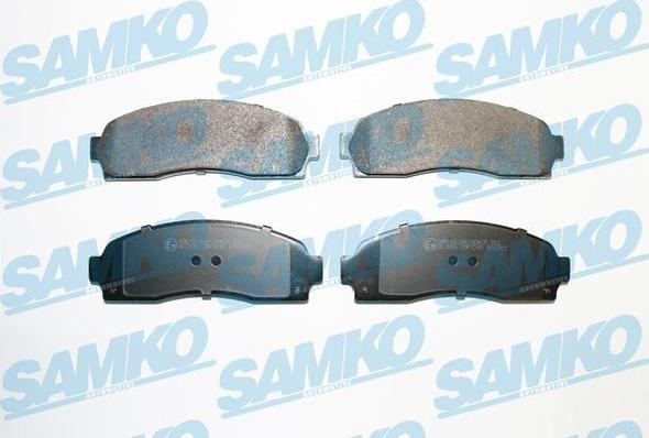 Samko 5SP1542 - Комплект спирачно феродо, дискови спирачки vvparts.bg