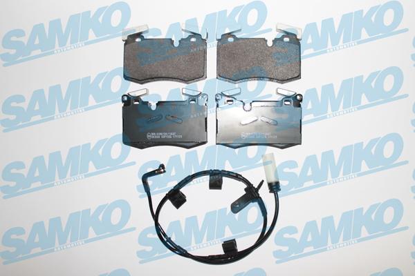 Samko 5SP1556A - Комплект спирачно феродо, дискови спирачки vvparts.bg