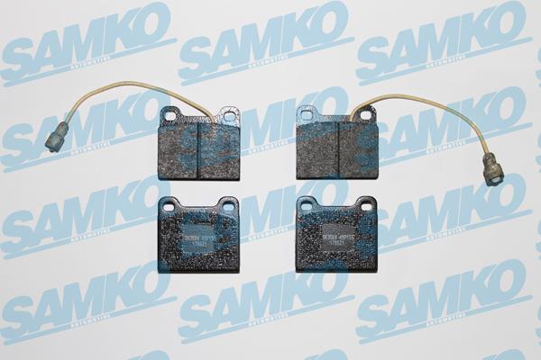 Samko 5SP155 - Комплект спирачно феродо, дискови спирачки vvparts.bg