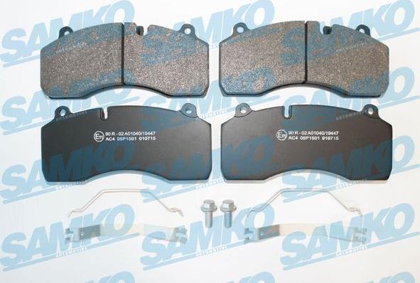 Samko 5SP1501 - Комплект спирачно феродо, дискови спирачки vvparts.bg
