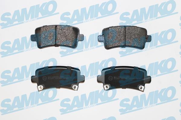 Samko 5SP1584 - Комплект спирачно феродо, дискови спирачки vvparts.bg