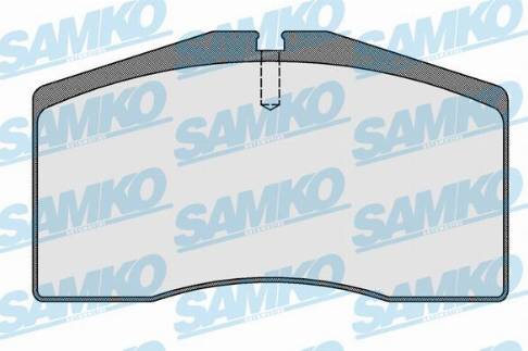 Samko 5SP1585 - Комплект спирачно феродо, дискови спирачки vvparts.bg