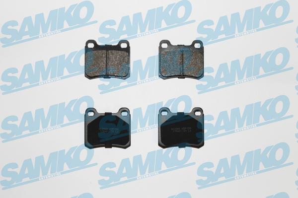 Samko 5SP158 - Комплект спирачно феродо, дискови спирачки vvparts.bg