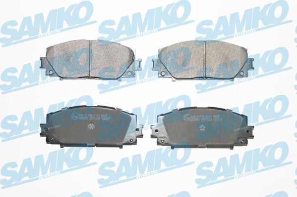 Samko 5SP1529 - Комплект спирачно феродо, дискови спирачки vvparts.bg