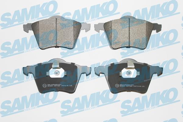 Samko 5SP1525 - Комплект спирачно феродо, дискови спирачки vvparts.bg