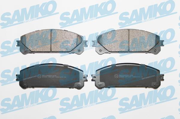 Samko 5SP1691 - Комплект спирачно феродо, дискови спирачки vvparts.bg