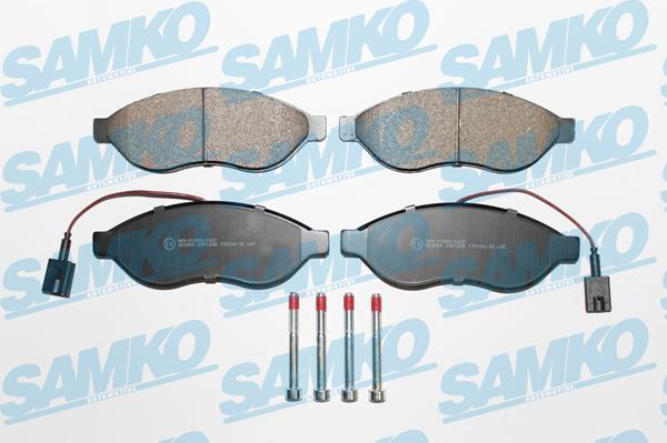 Samko 5SP1698 - Комплект спирачно феродо, дискови спирачки vvparts.bg