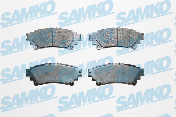 Samko 5SP1693 - Комплект спирачно феродо, дискови спирачки vvparts.bg