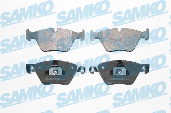 Samko 5SP1641 - Комплект спирачно феродо, дискови спирачки vvparts.bg