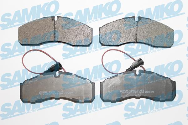 Samko 5SP1664 - Комплект спирачно феродо, дискови спирачки vvparts.bg