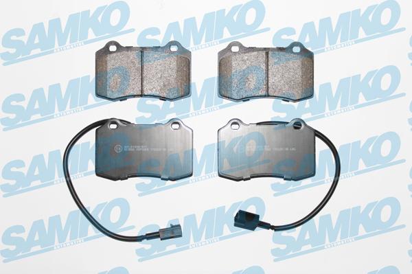 Samko 5SP1665 - Комплект спирачно феродо, дискови спирачки vvparts.bg
