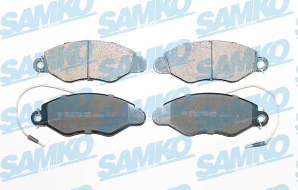 Samko 5SP1663 - Комплект спирачно феродо, дискови спирачки vvparts.bg