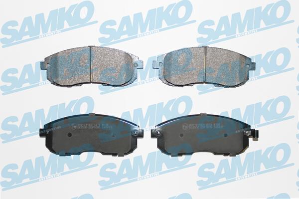 Samko 5SP1605 - Комплект спирачно феродо, дискови спирачки vvparts.bg