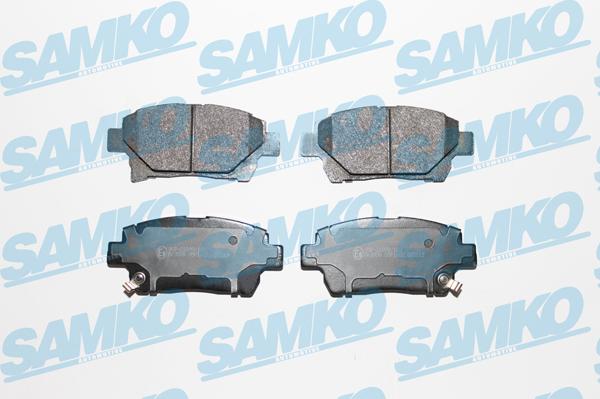 Samko 5SP1602 - Комплект спирачно феродо, дискови спирачки vvparts.bg