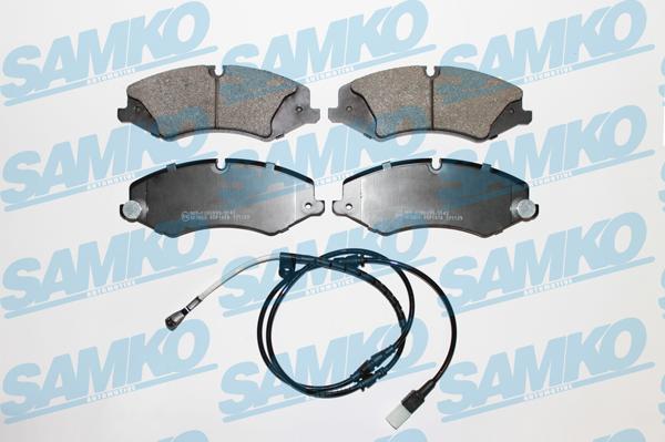 Samko 5SP1616A - Комплект спирачно феродо, дискови спирачки vvparts.bg