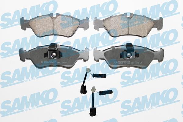 Samko 5SP1611A - Комплект спирачно феродо, дискови спирачки vvparts.bg